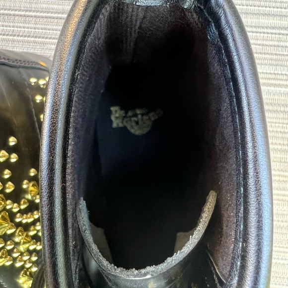 NWOB Dr Martens Midas Gold Metal Studded 1460 Boots~LIMITED  Size EU37 US5M US6L - Picture 6 of 16